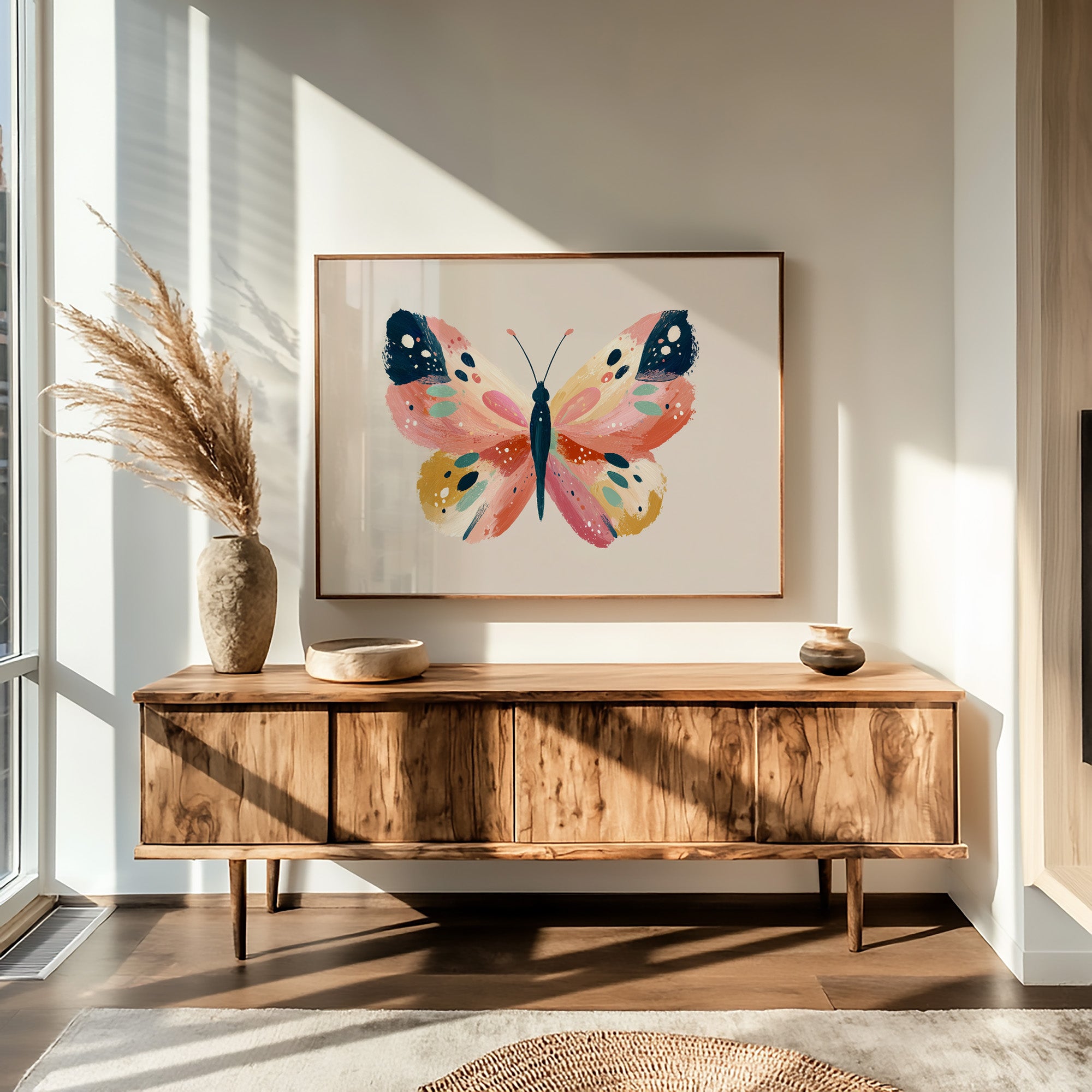 Brushstroke Metamorphosis: Coral Symphony