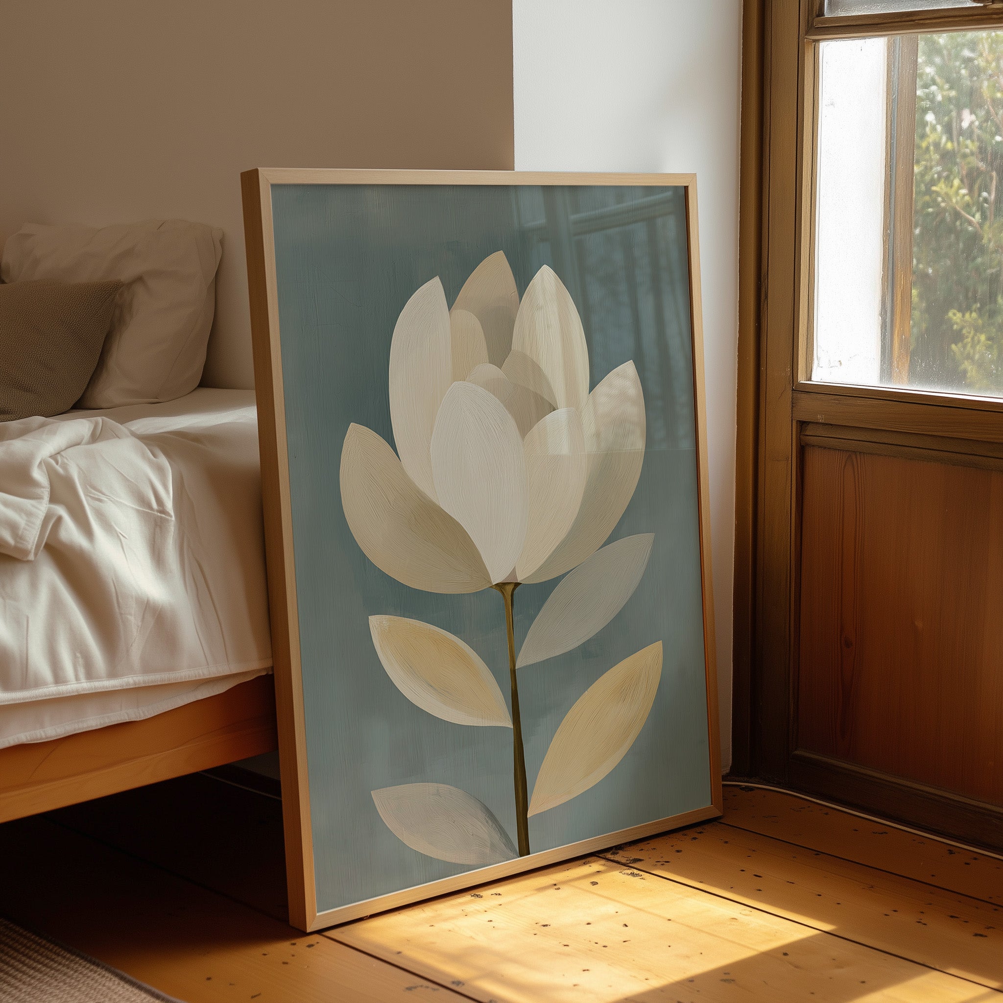 Ivory Blossom in Serene Stillness