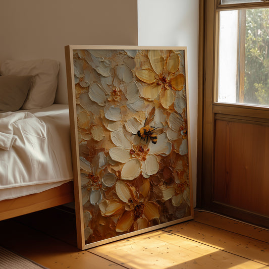 Honey Gatherer's Textured Paradise