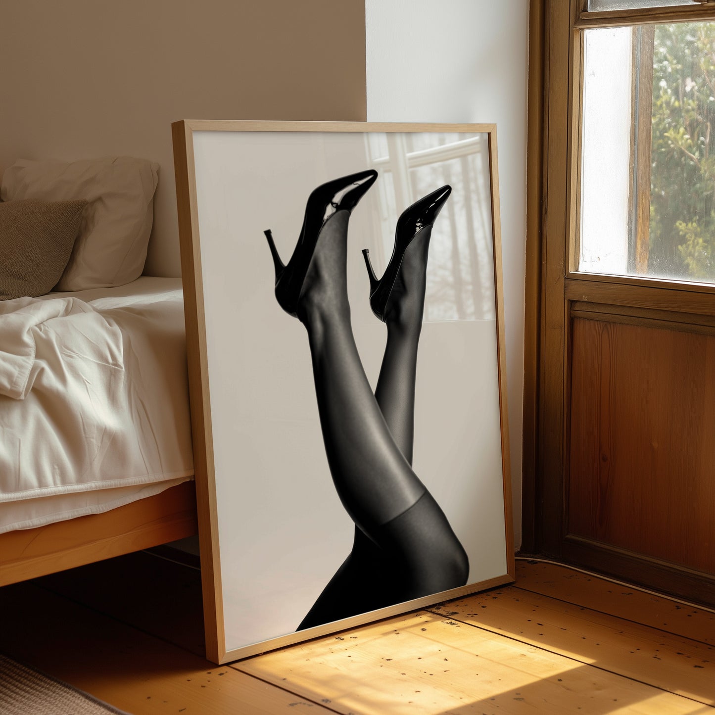 Elegant Silhouette: Stilettos in Motion