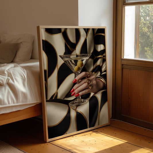 Gilded Elegance: Martini Moment