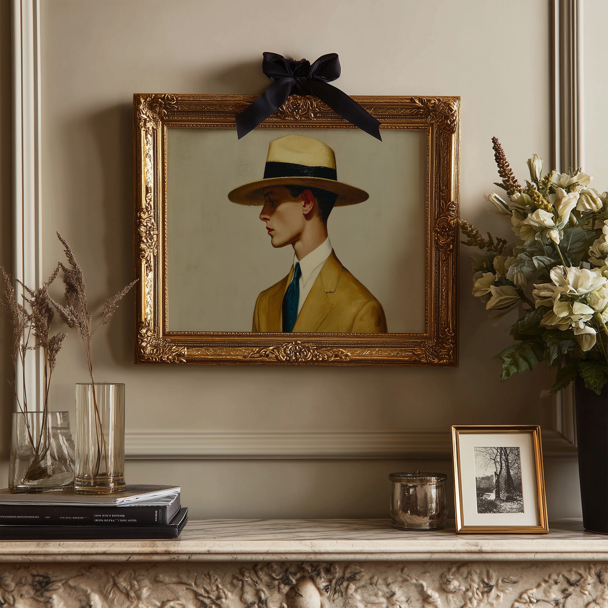 Golden Era Elegance In Profile