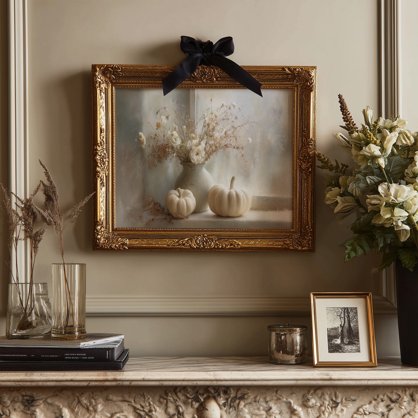 Ivory Dreams in Autumn Light