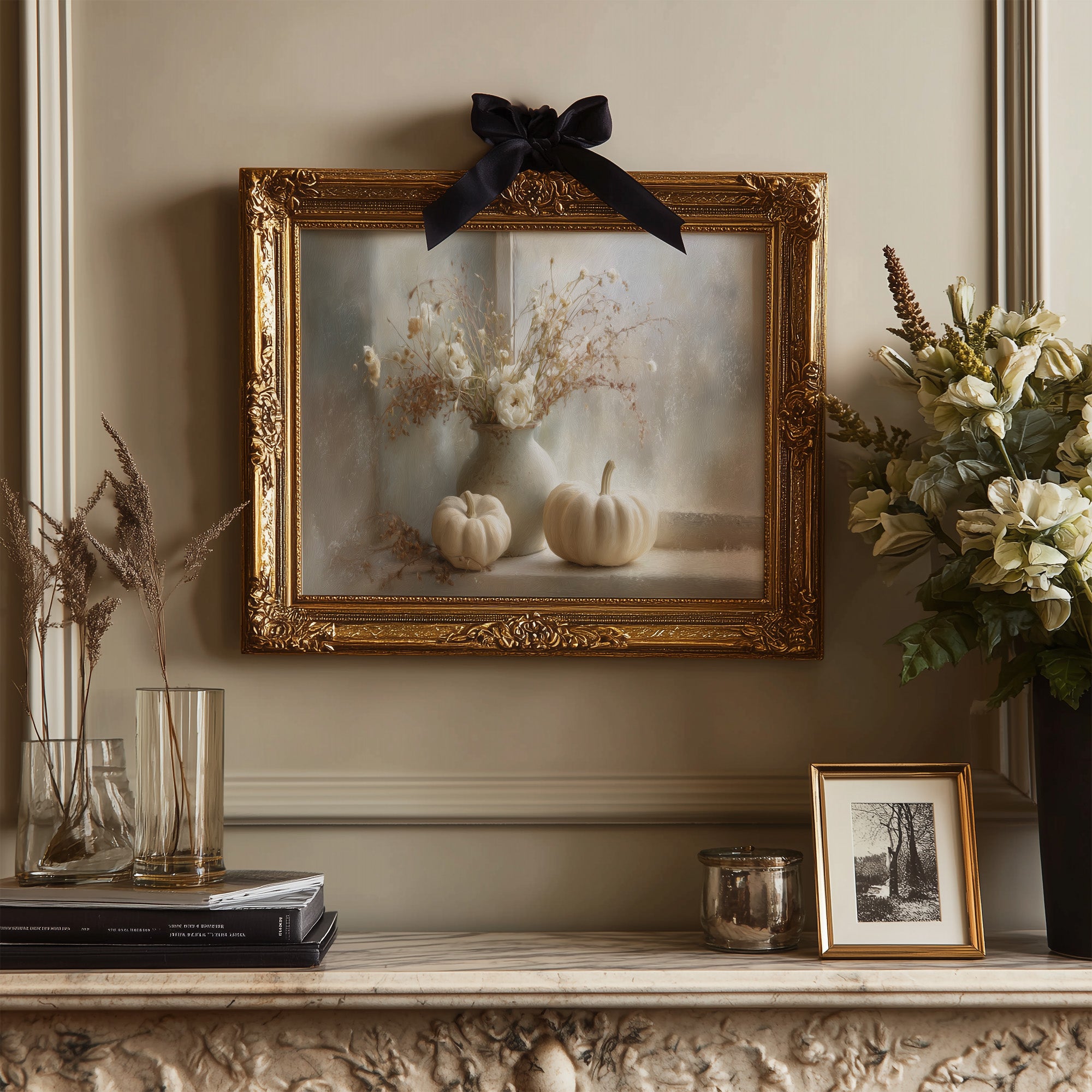 Ivory Dreams in Autumn Light