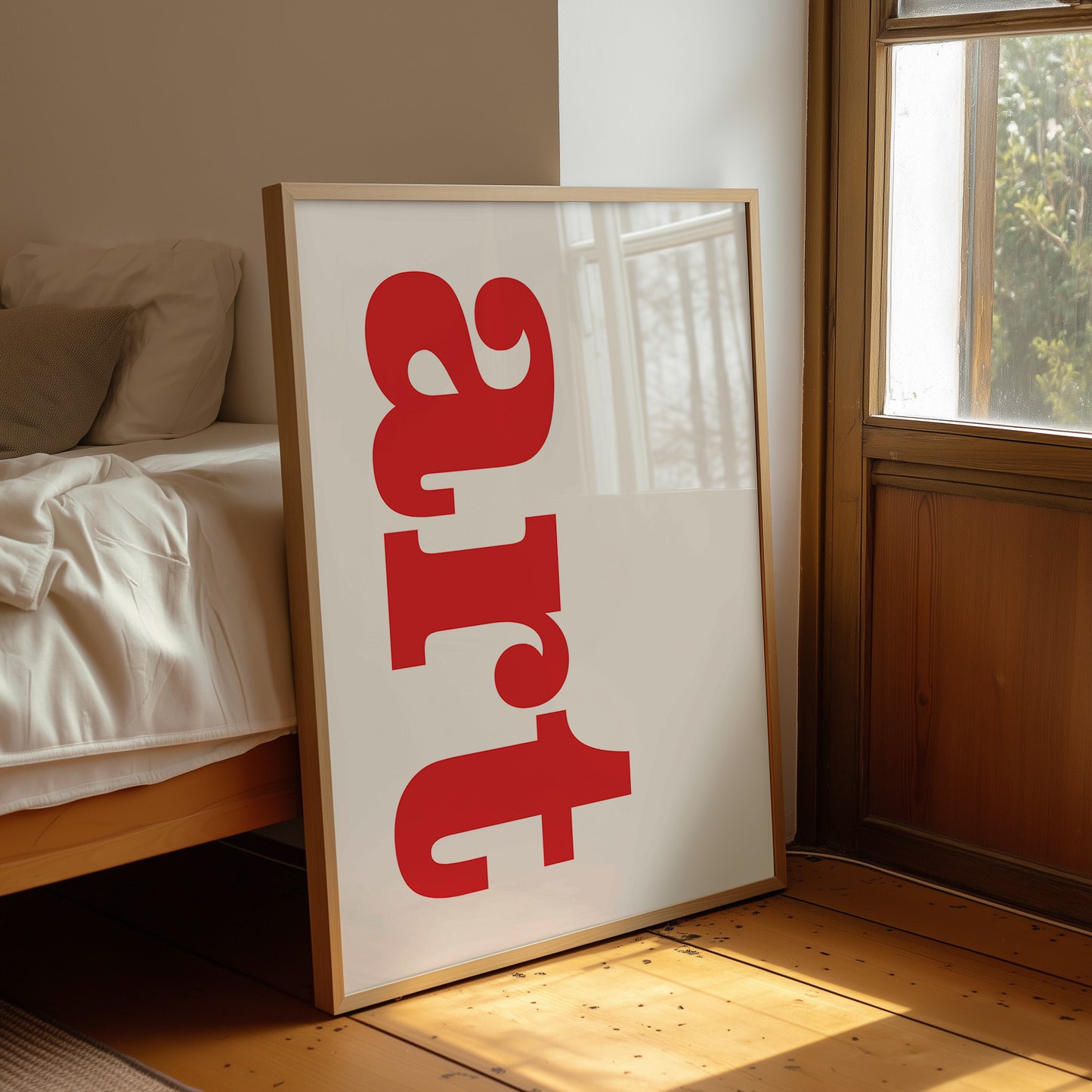 Art Crimson Typography: Vertical Declarations