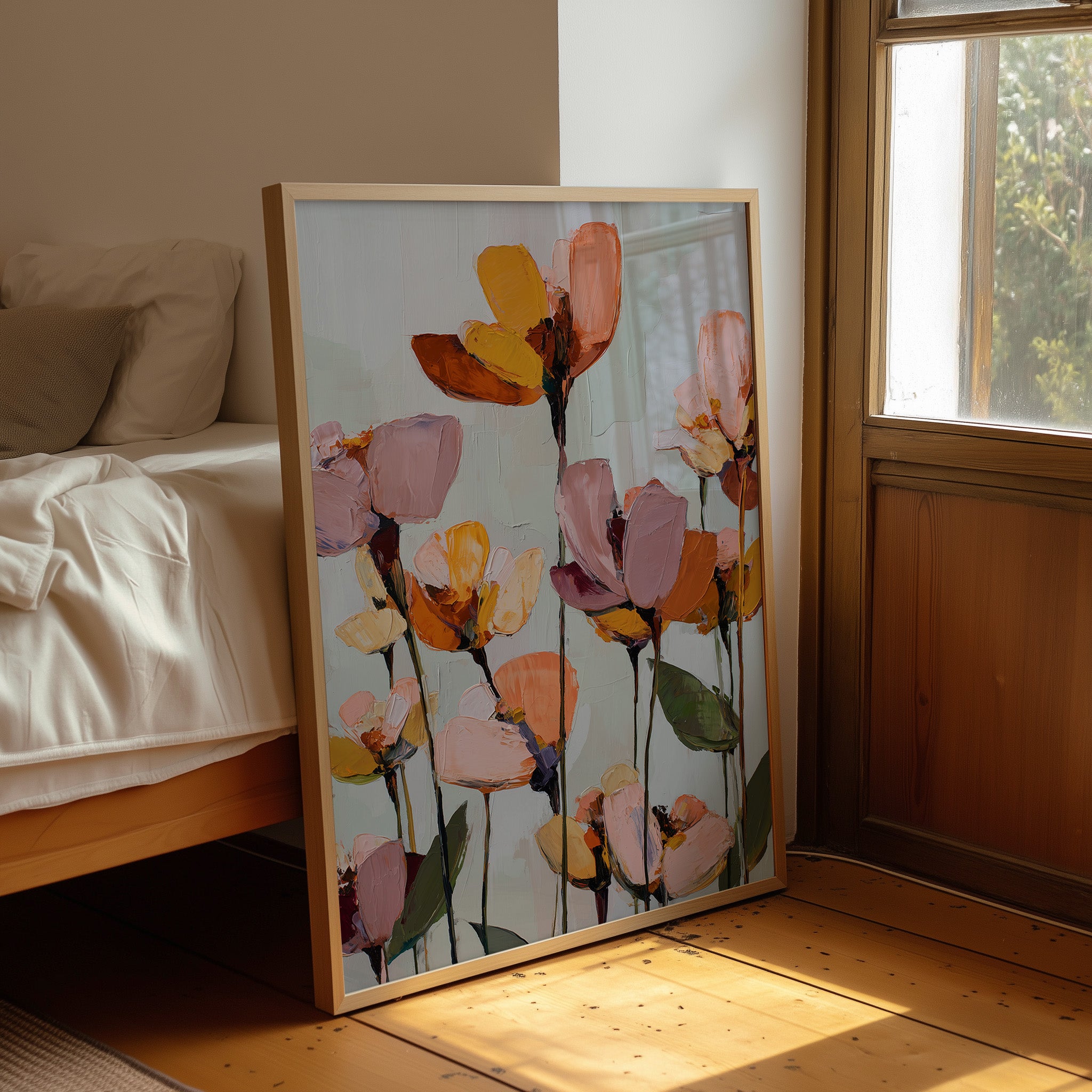 Tulips Sway In Golden Hour