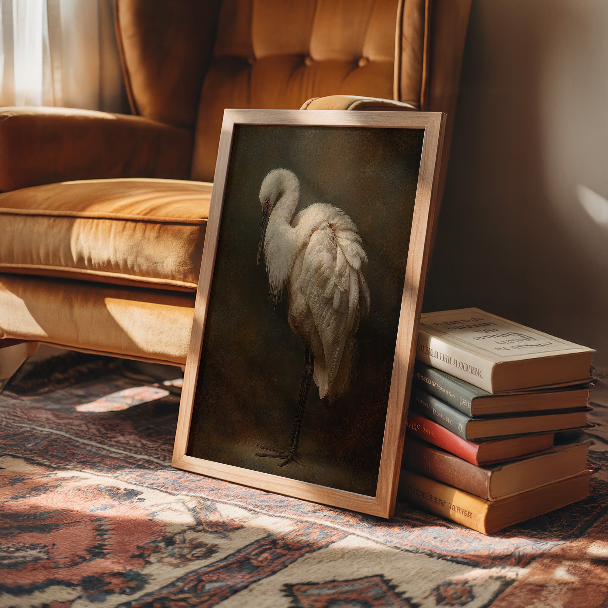 Ivory Feathers In Contemplative Stillness