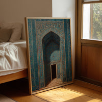 Turquoise Prayers Written In Gold