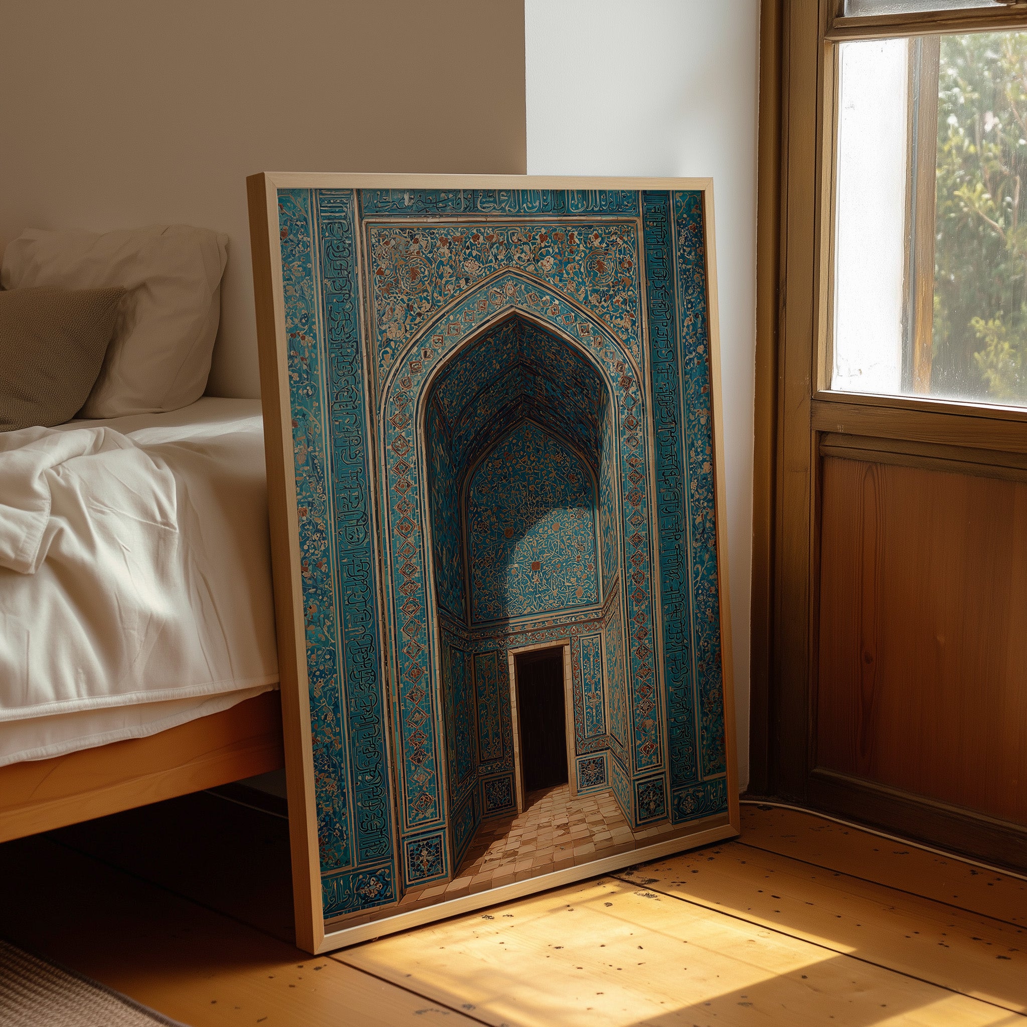 Turquoise Prayers Written In Gold