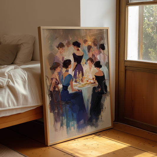 Candlelight Conversations In Evening Gowns