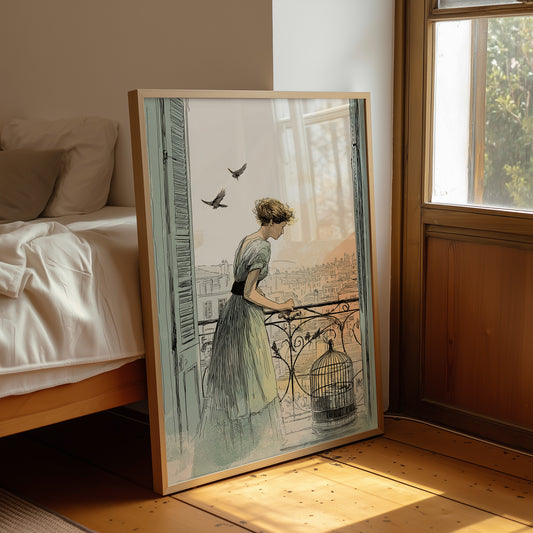 Morning Opens The Birdcage Door