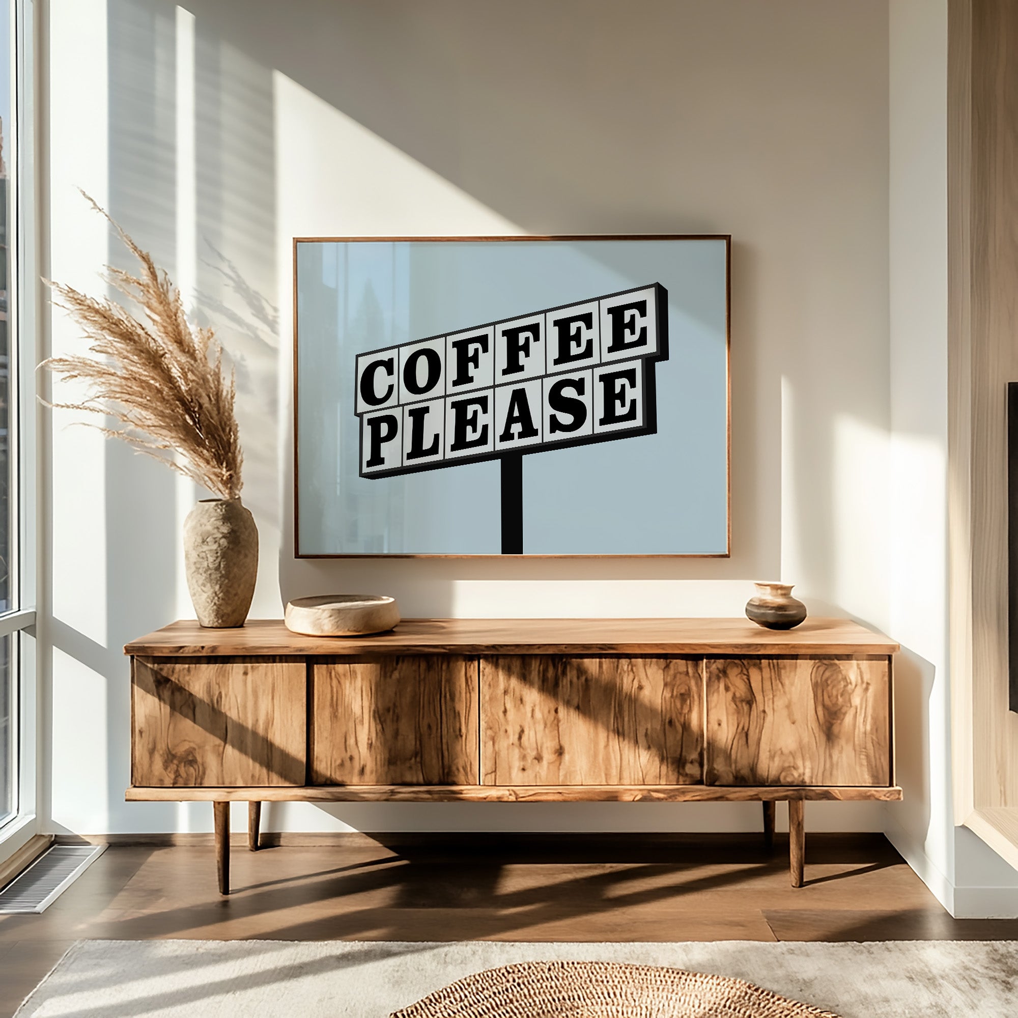 Bold Letters Beg For Caffeine