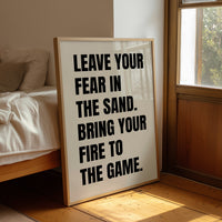 Courage Rises From The Sand