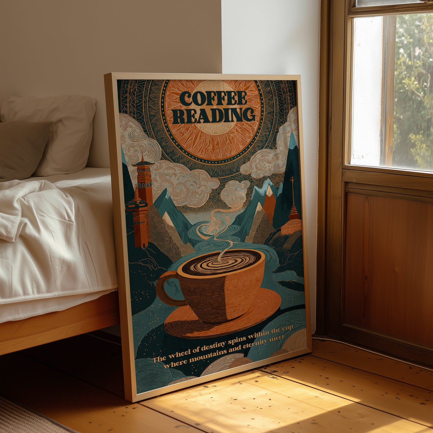 Mountains Rise From Morning's Cup