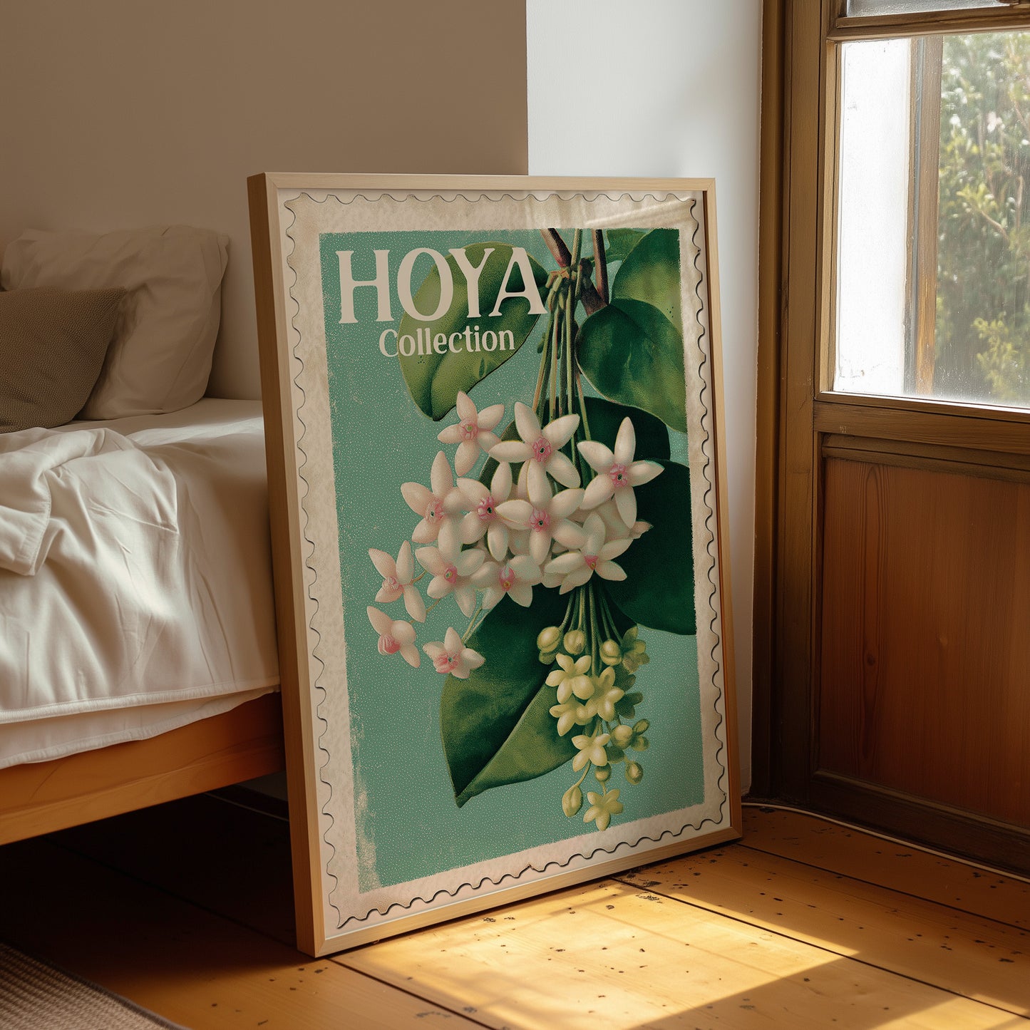 Waxy Blooms Carry Island Greetings