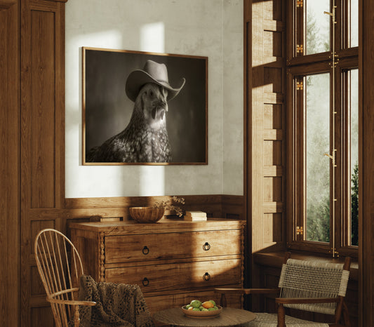 Barnyard Legend Wears Western Crown
