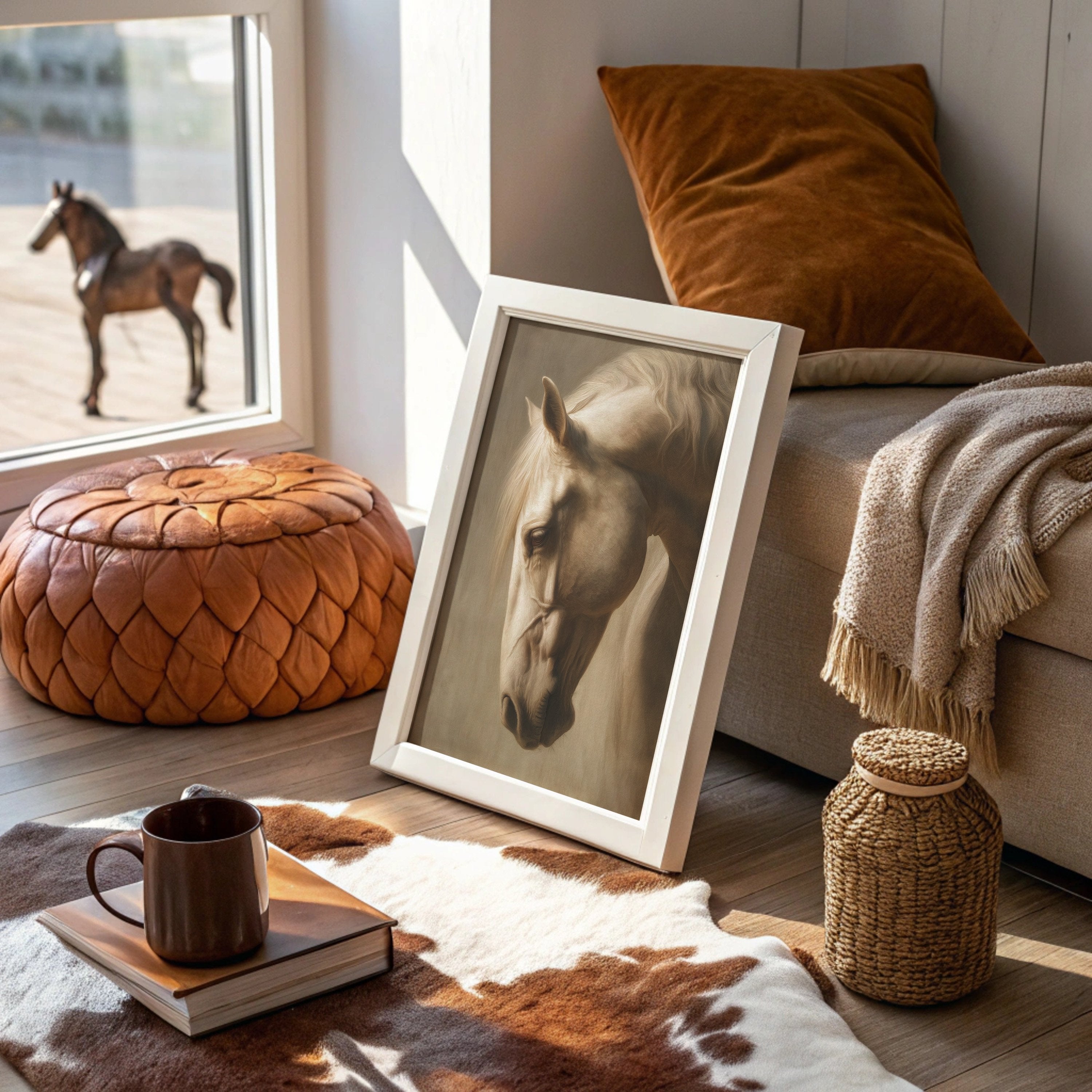 Noble Spirit In Sepia Tones
