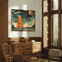 Cosmic Cows Under Orange Beams