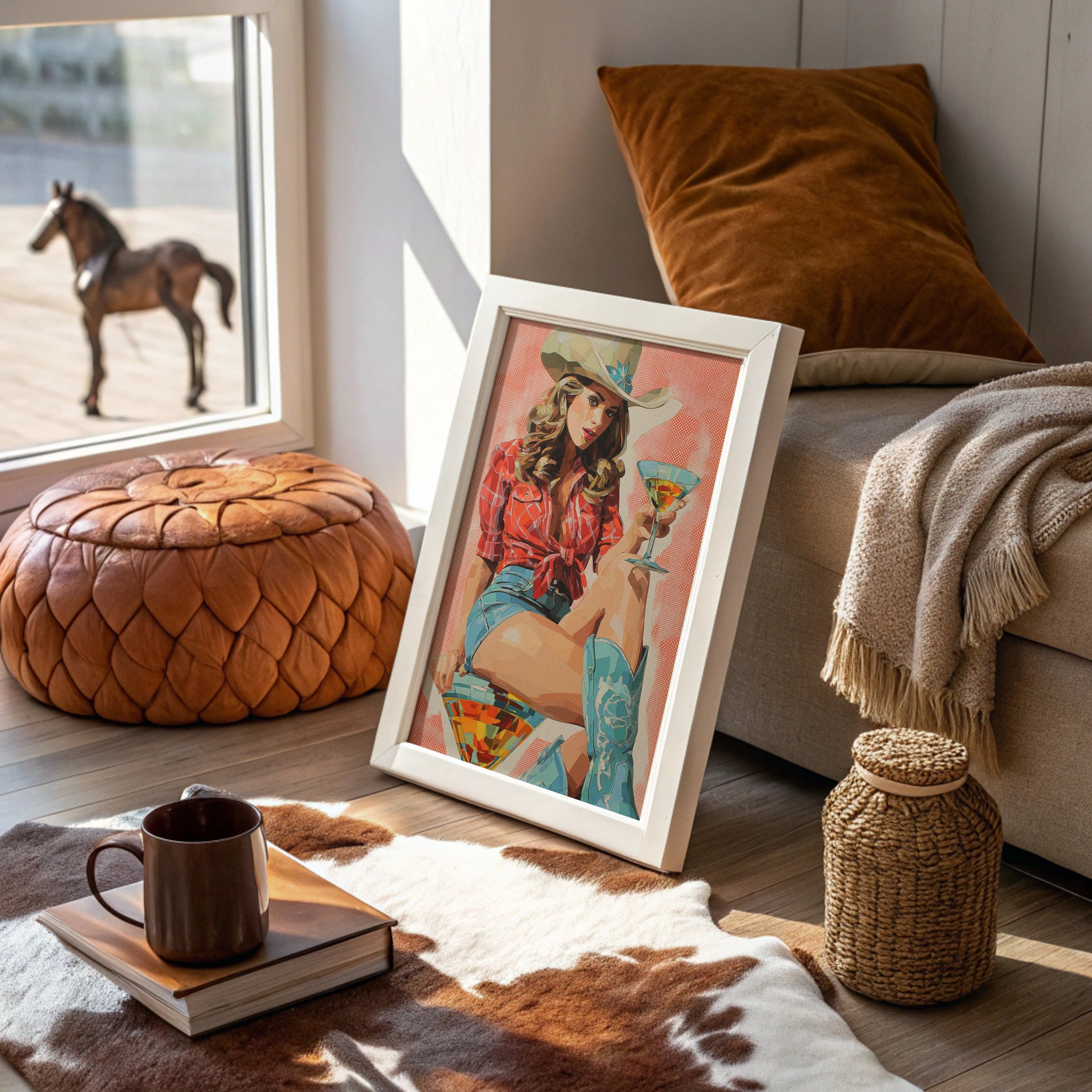 Sunset Cocktails And Turquoise Boots