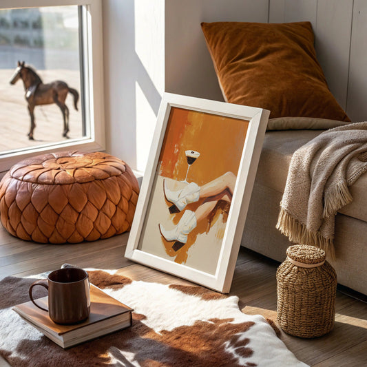 Evening Pause In Amber Light