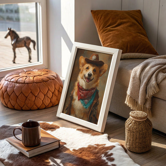 Cowboy Corgi Rules The Ranch