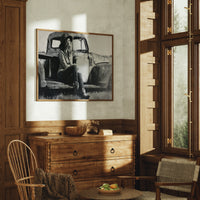 Vintage Soul On Pickup Tailgate