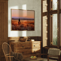 Lone Rider Meets Copper Prairie