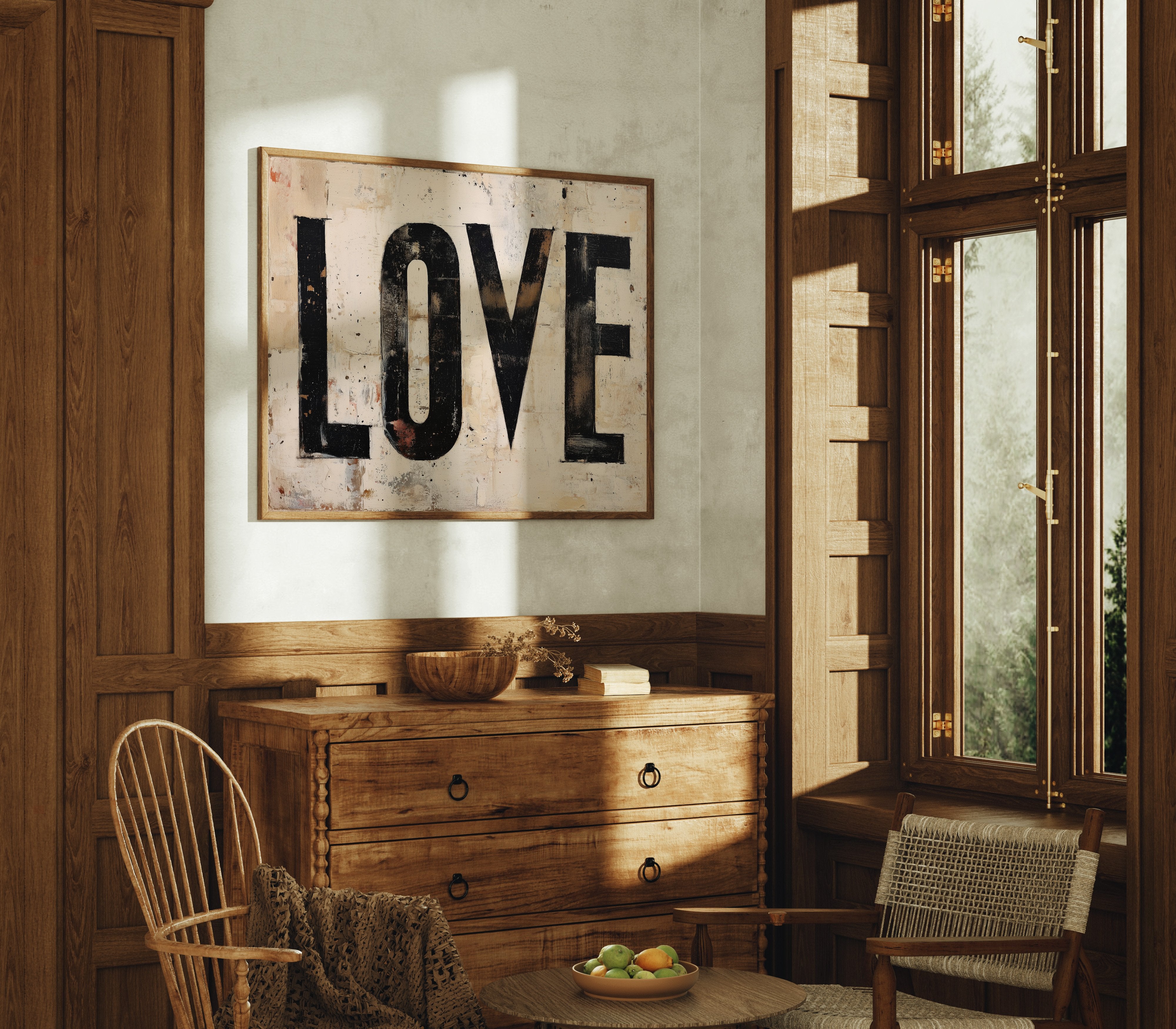 Bold Letters Speak Simple Truths