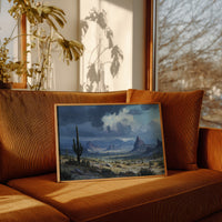 Desert Symphony Under Thunderous Skies
