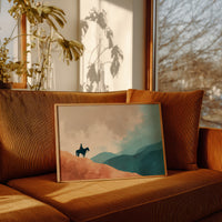 Solitary Wanderer Surveys Painted Valleys