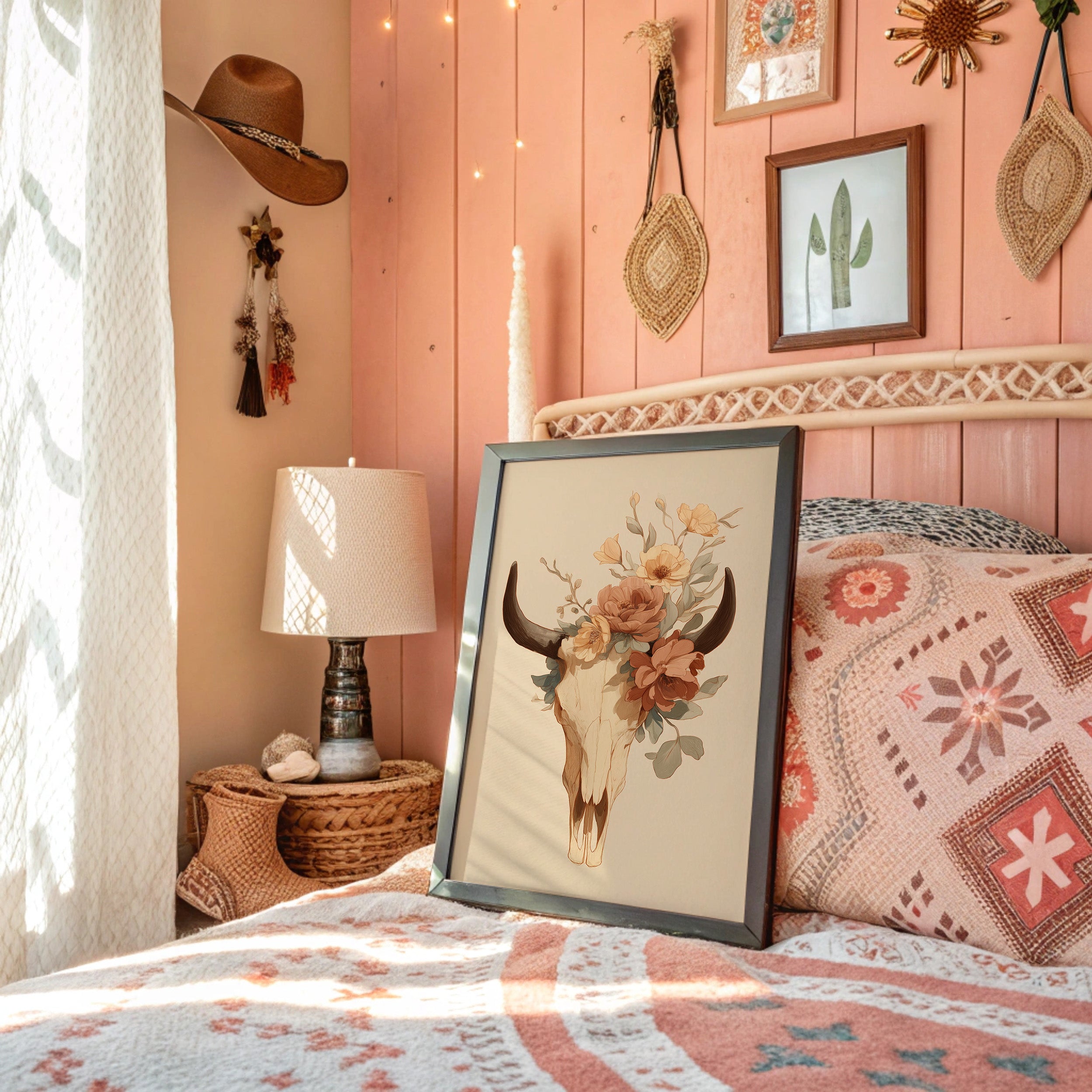 Desert Bloom Among Bleached Bones