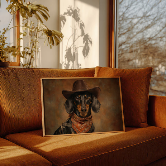 Dachshund Desperado Claims The West