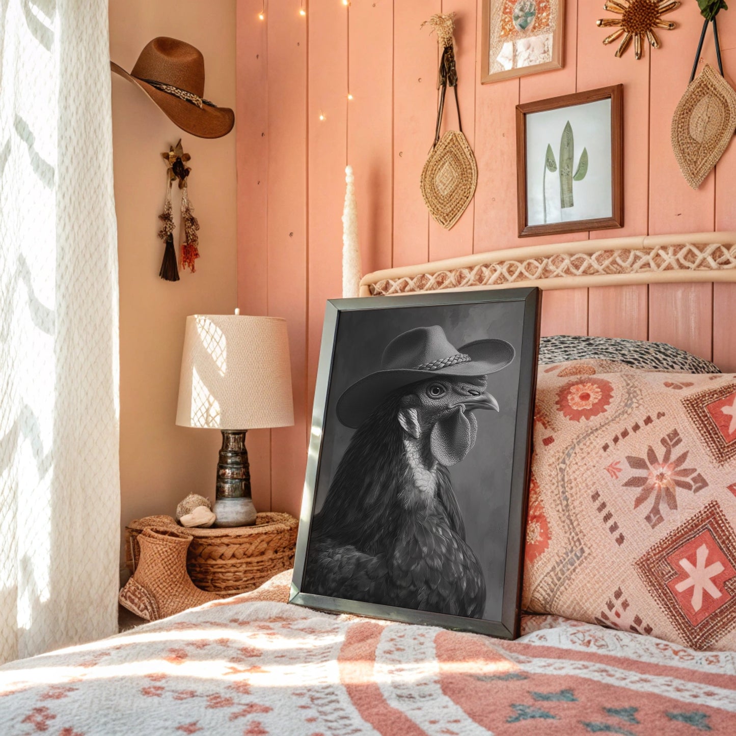Rancher's Rooster: Portrait of Dignity