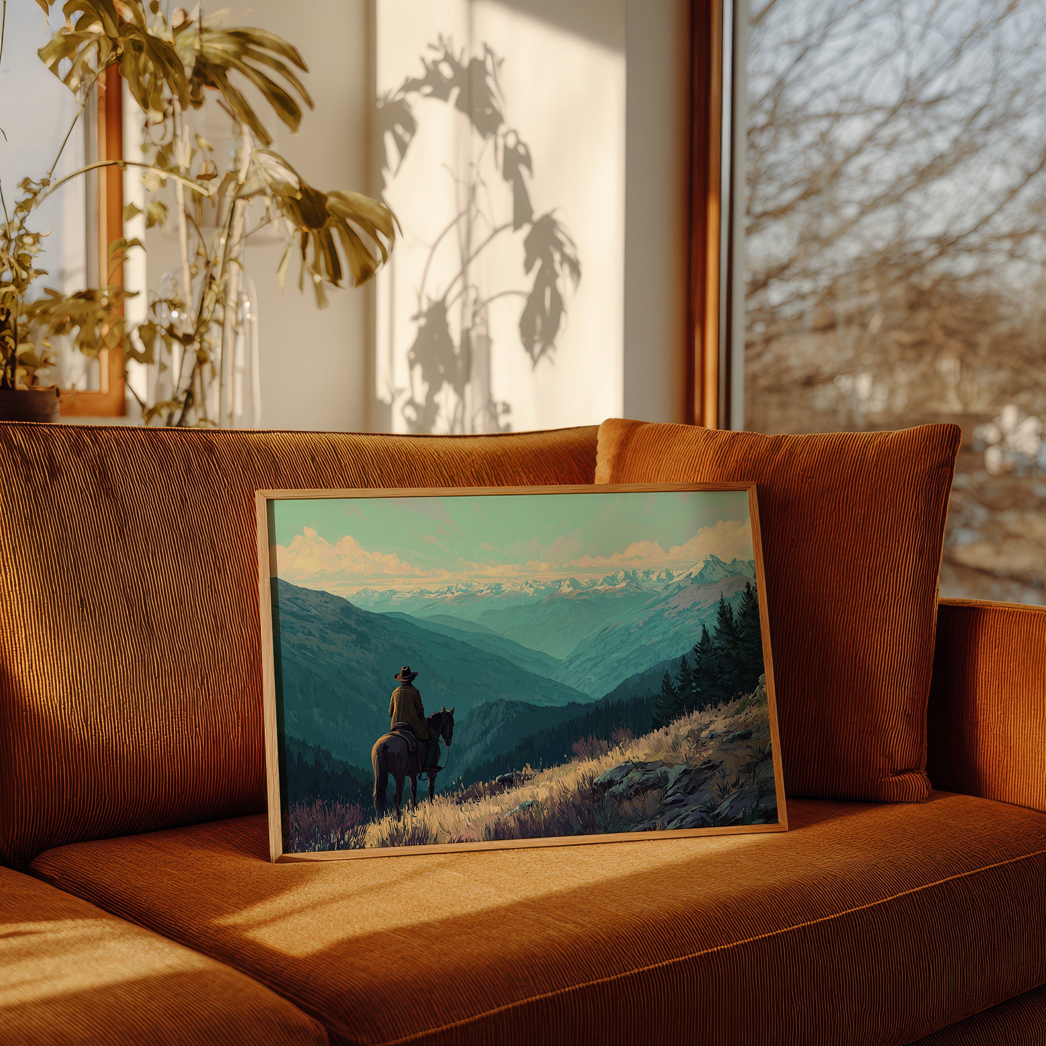 Wilderness Wanderer Contemplates Eternal Peaks