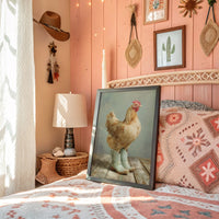 Farmyard Fashionista: Boots and Feathers