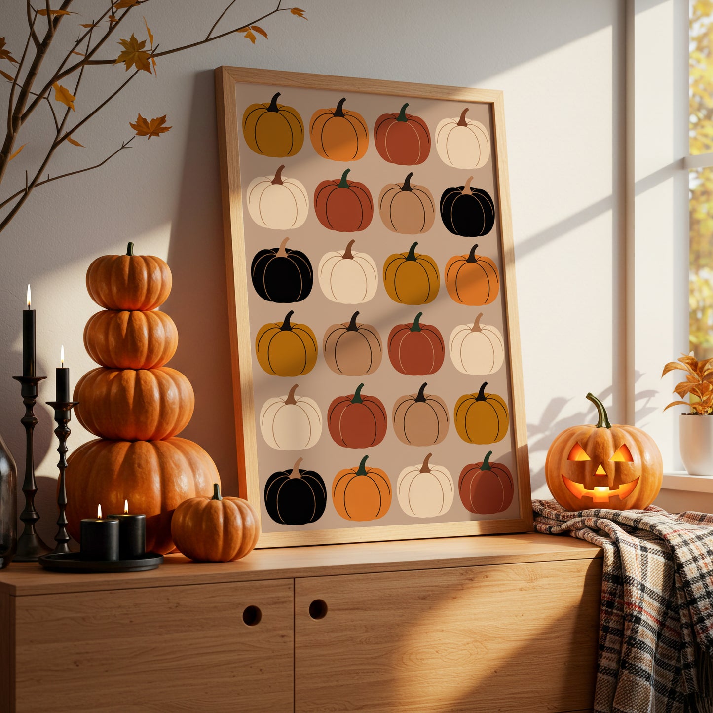 Harvest Palette In Perfect Rows