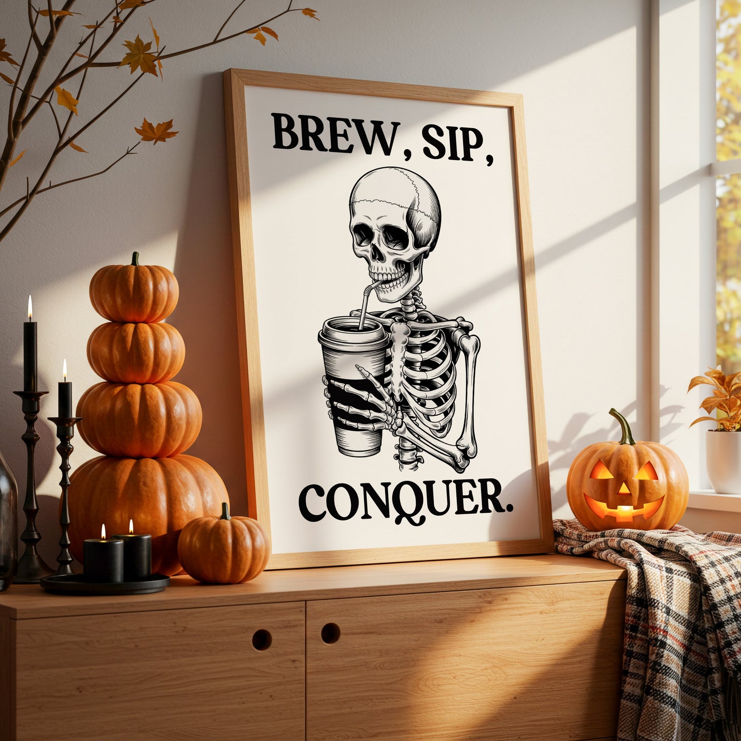 Caffeine Fuels Bare Bones Existence