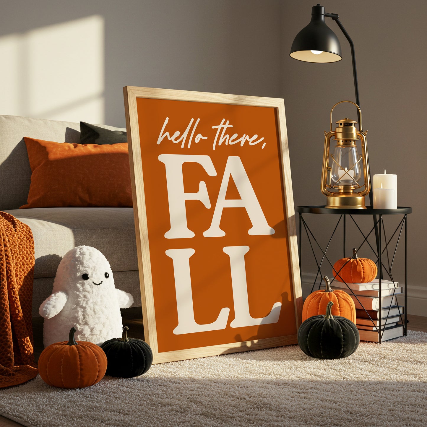 Autumn Greetings In Bold Letters