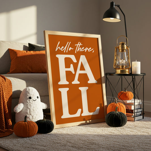 Autumn Greetings In Bold Letters