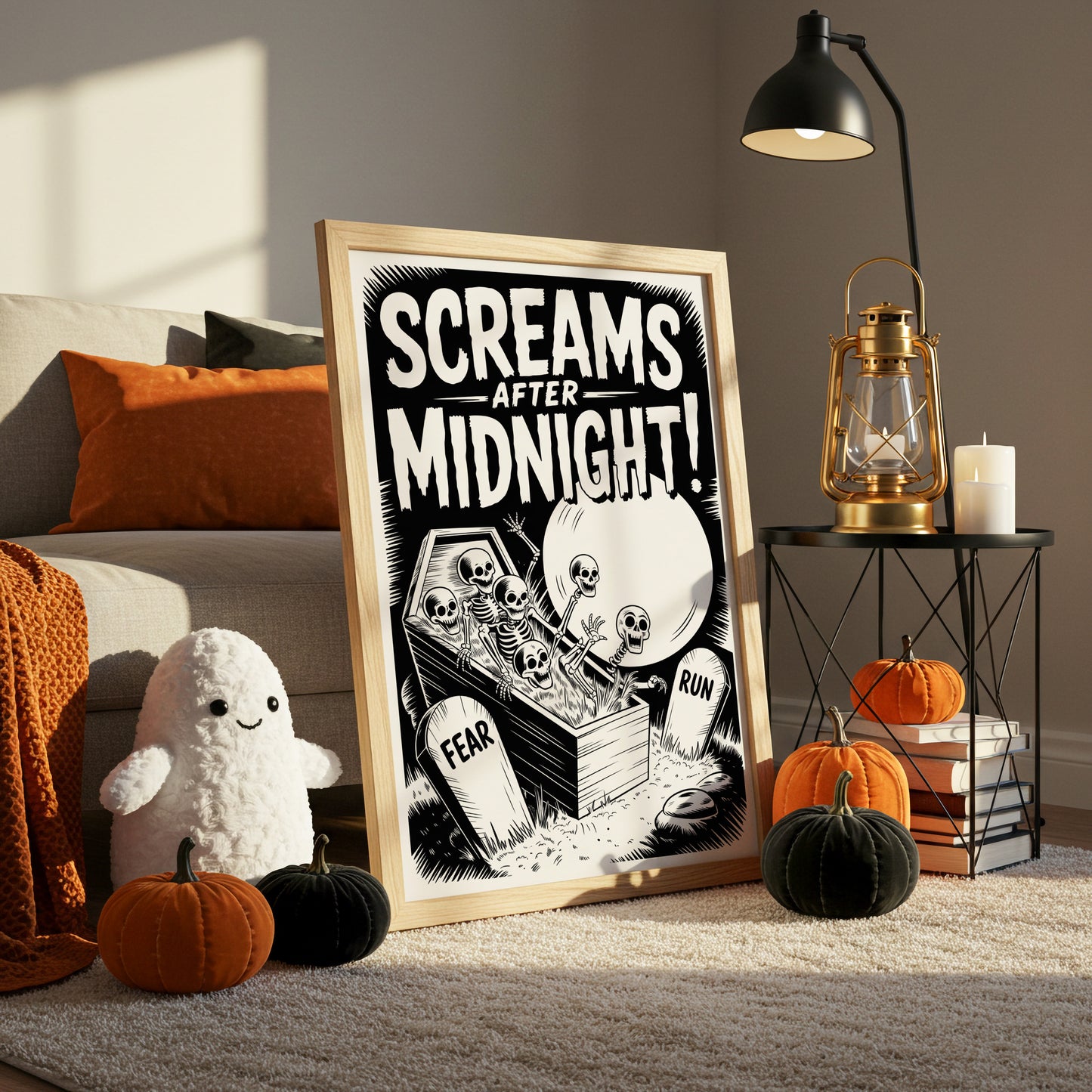 Moonlit Graveyard Awakens Ancient Bones