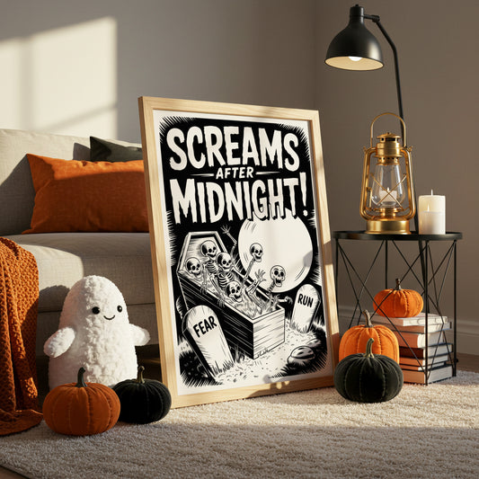 Moonlit Graveyard Awakens Ancient Bones