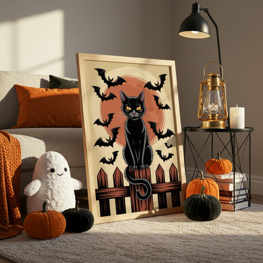 Midnight Keeper Of Autumn Moon