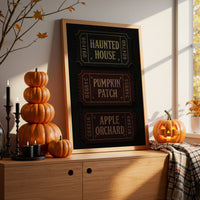 Autumn's Passage Through Vintage Tickets