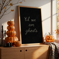 Haunting Words On Midnight Canvas