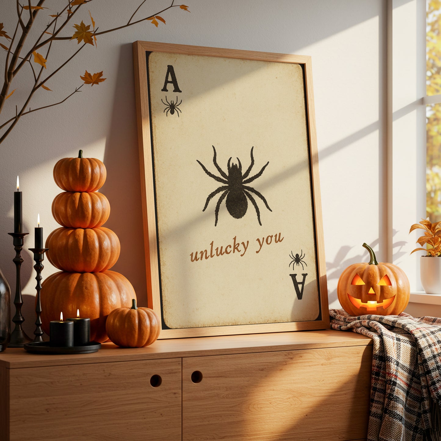 Autumn Plays Its Spooky Card