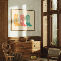 Pastel Boots March Forward Together