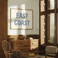 Blue Letters Find Ocean Home