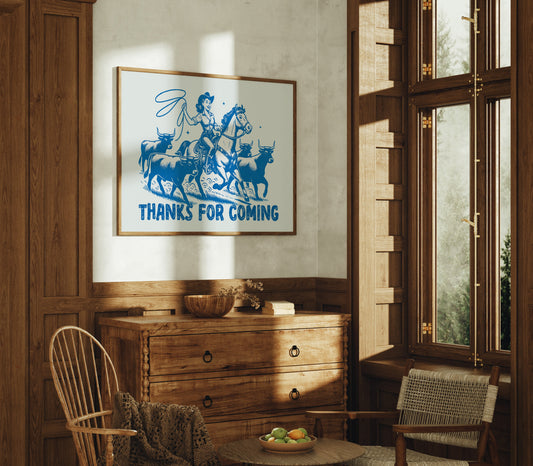 Blue Skies And Cattle Drives