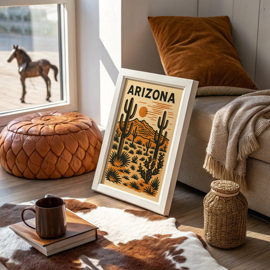 Saguaro Sunset Calls You Home