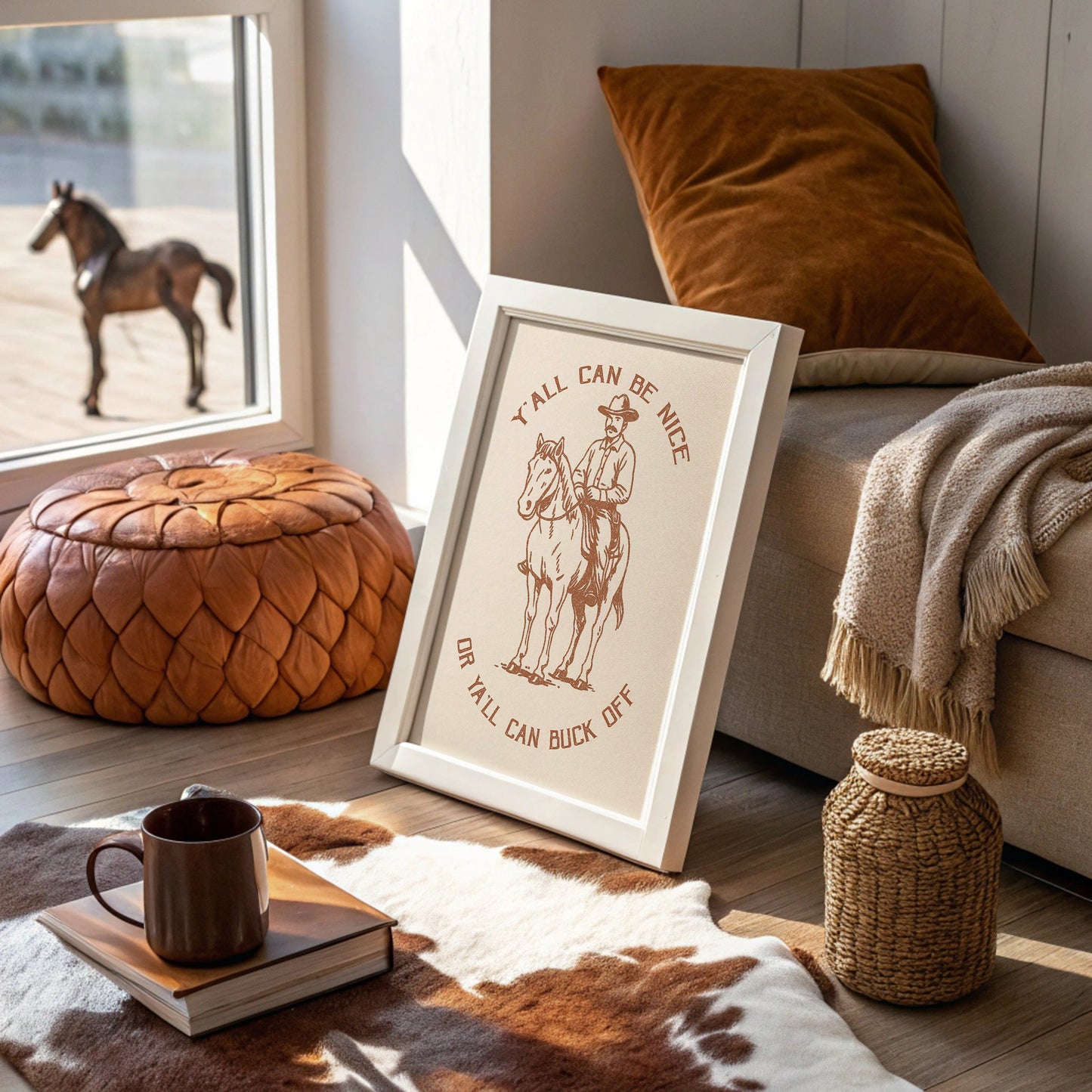 Rust-Colored Cowboy Wisdom Speaks